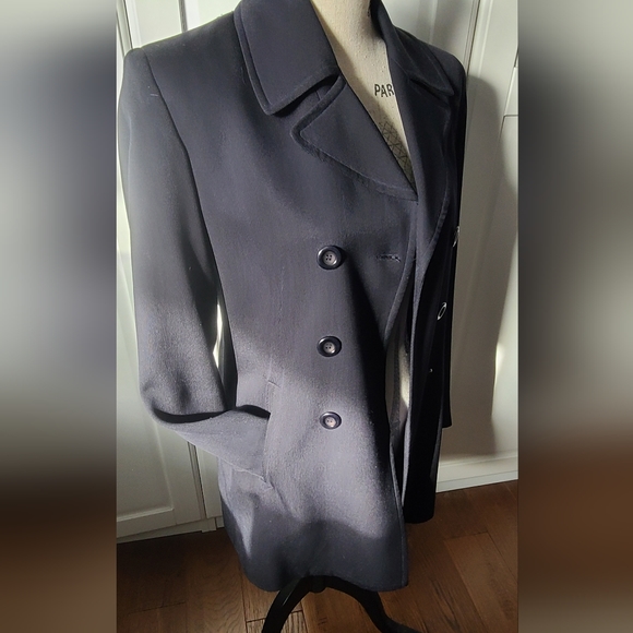 Navy Pea Style Coat - Picture 5 of 15